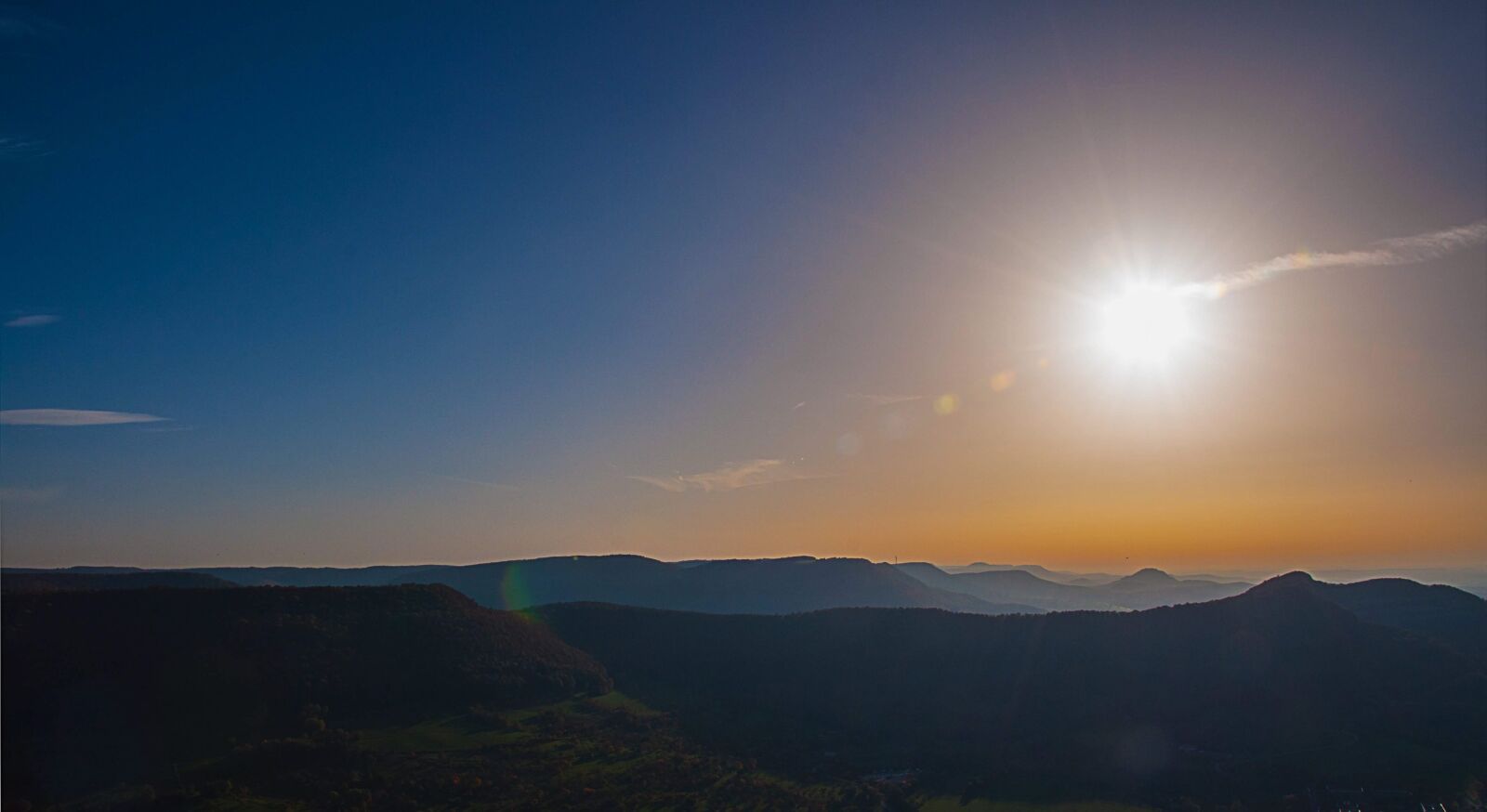 Nikon D90 sample photo. Sun, mountains, landscape photography