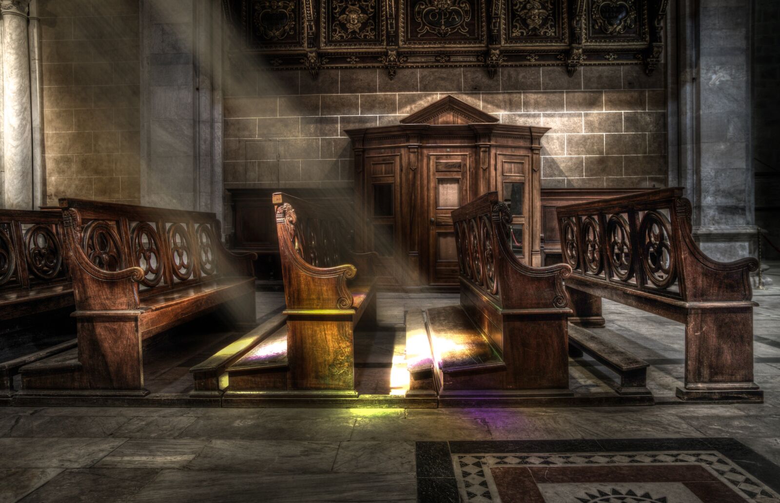 Nikon D610 sample photo. Church, bench, wood photography