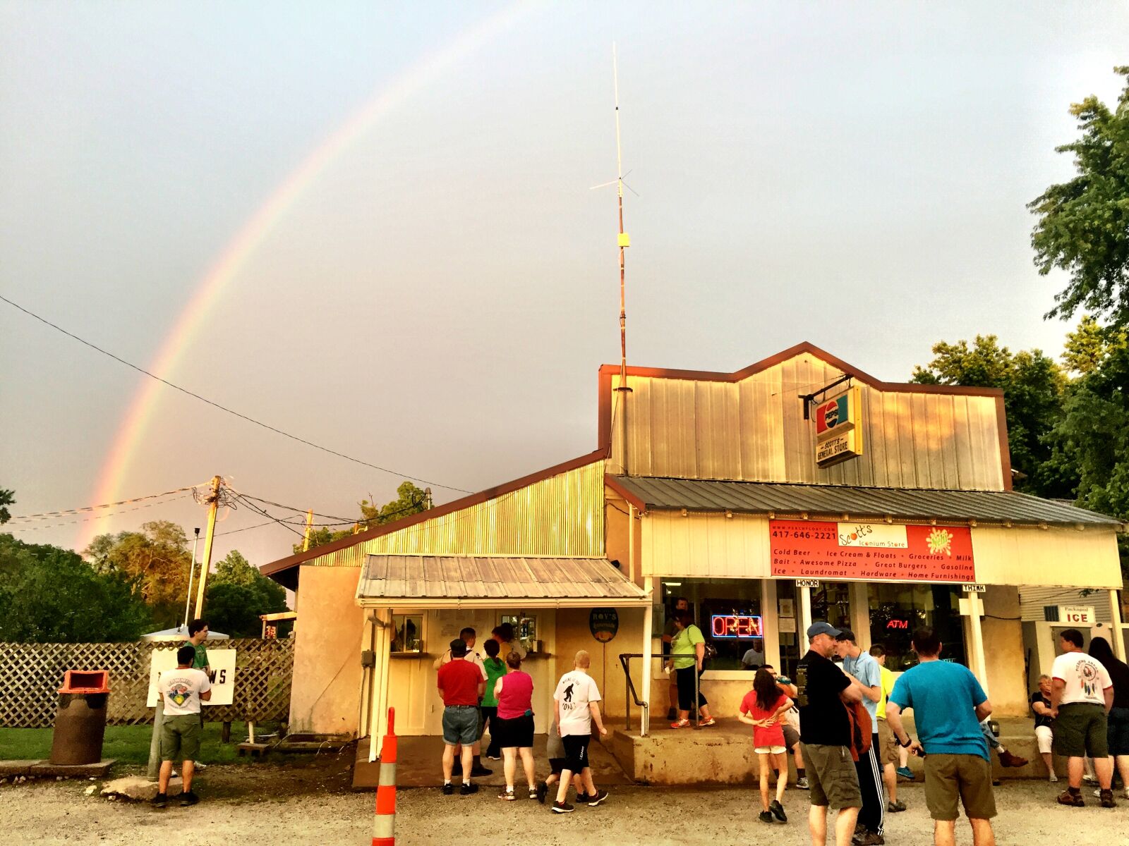Apple iPhone 6 sample photo. Rainbow, store photography