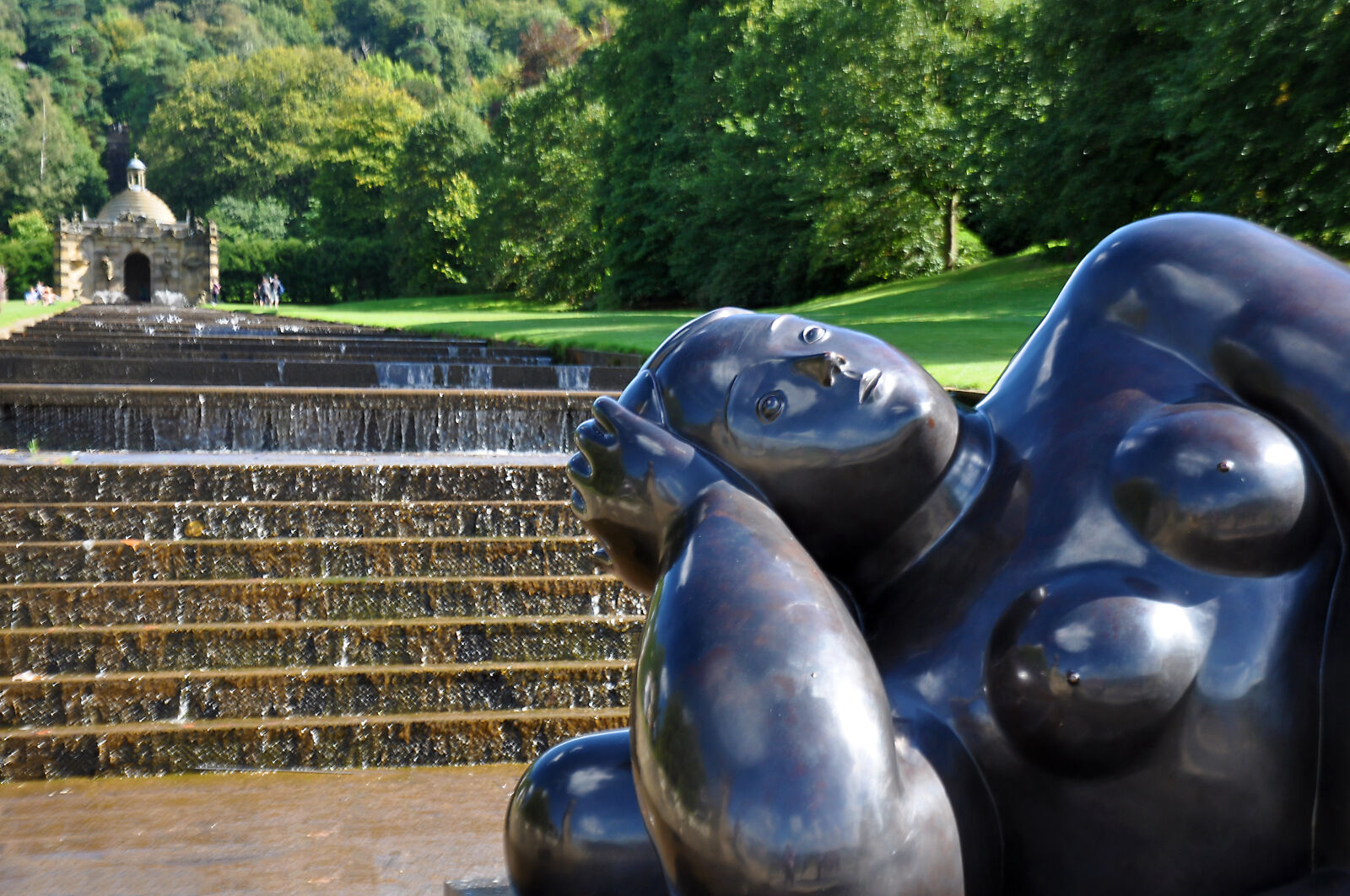 Nikon D90 sample photo. Sculpture, waterfall photography