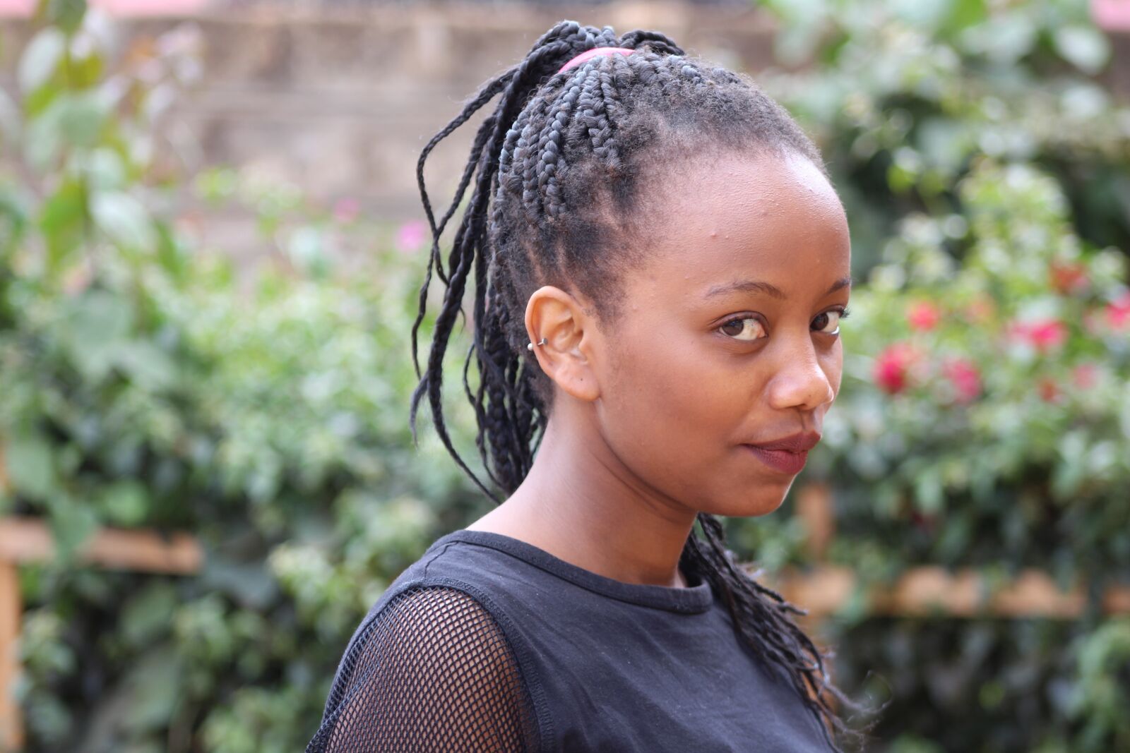 Canon EF 75-300mm f/4-5.6 sample photo. Beautiful, kenyan, african lady photography
