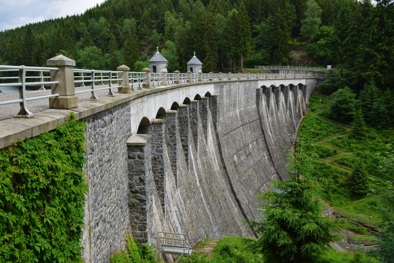 Nikon D5300 sample photo. Dam, barrier wall, neustadt photography