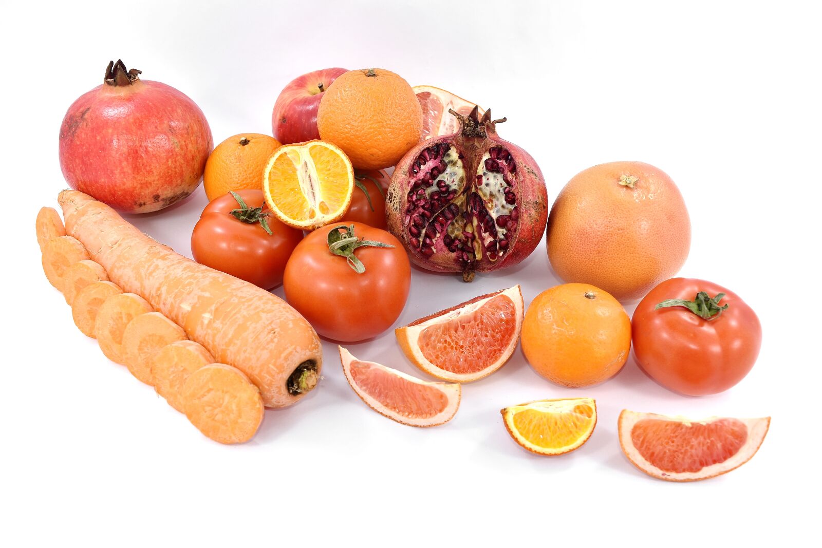 Nikon D5500 sample photo. Carrot, fruit, grapefruit, mandarin photography