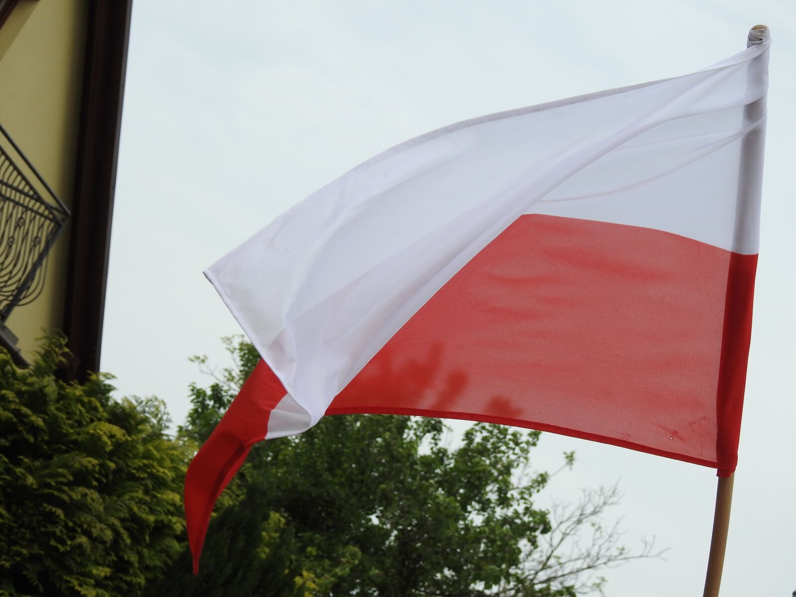Nikon Coolpix P900 sample photo. Flag, at the court photography