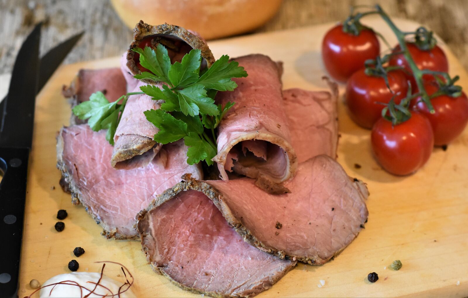Nikon D7200 sample photo. Roast beef, beef, meat photography