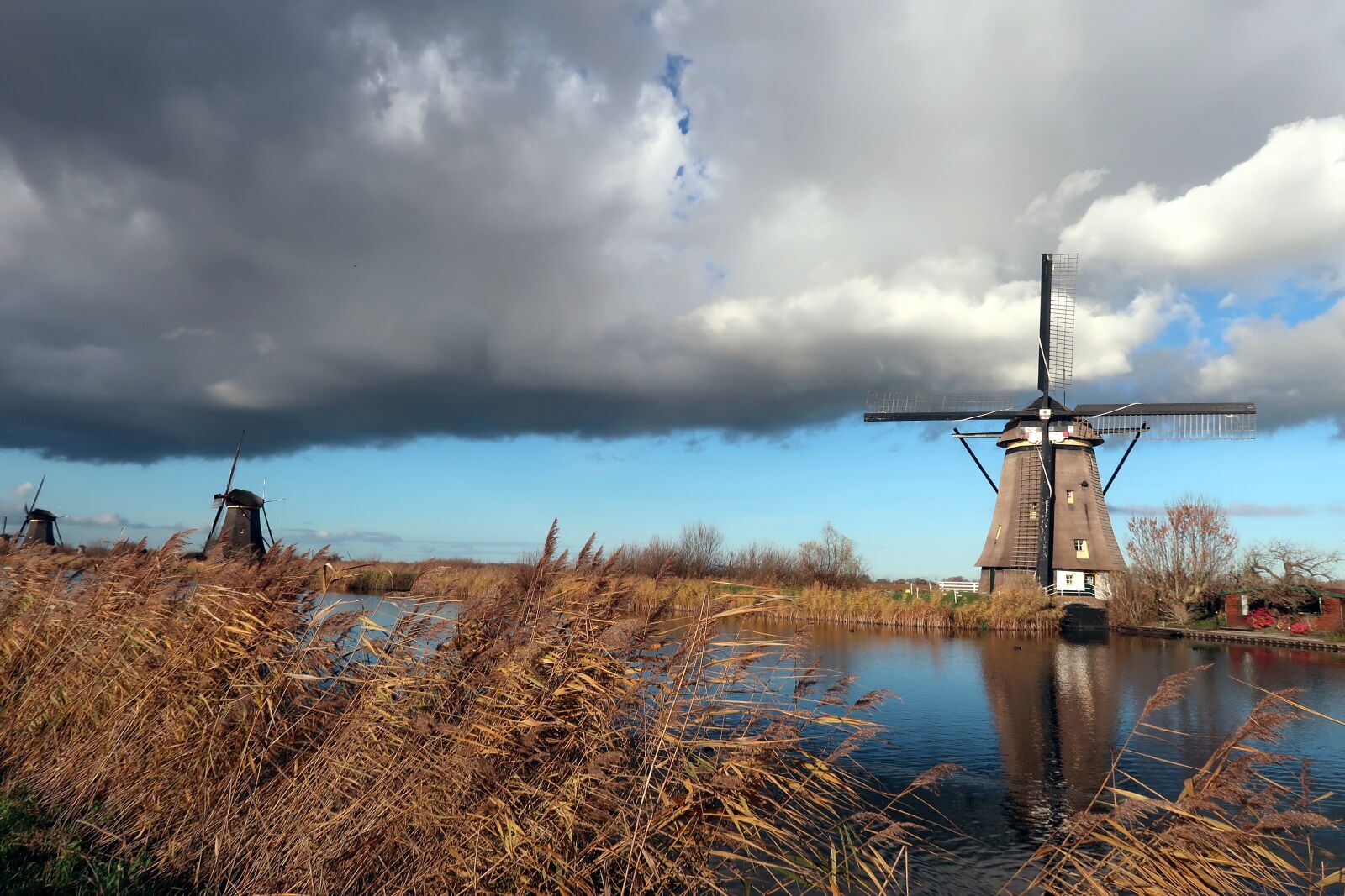 Canon PowerShot G7 X Mark II sample photo. Kinderdijk, mill, mills photography