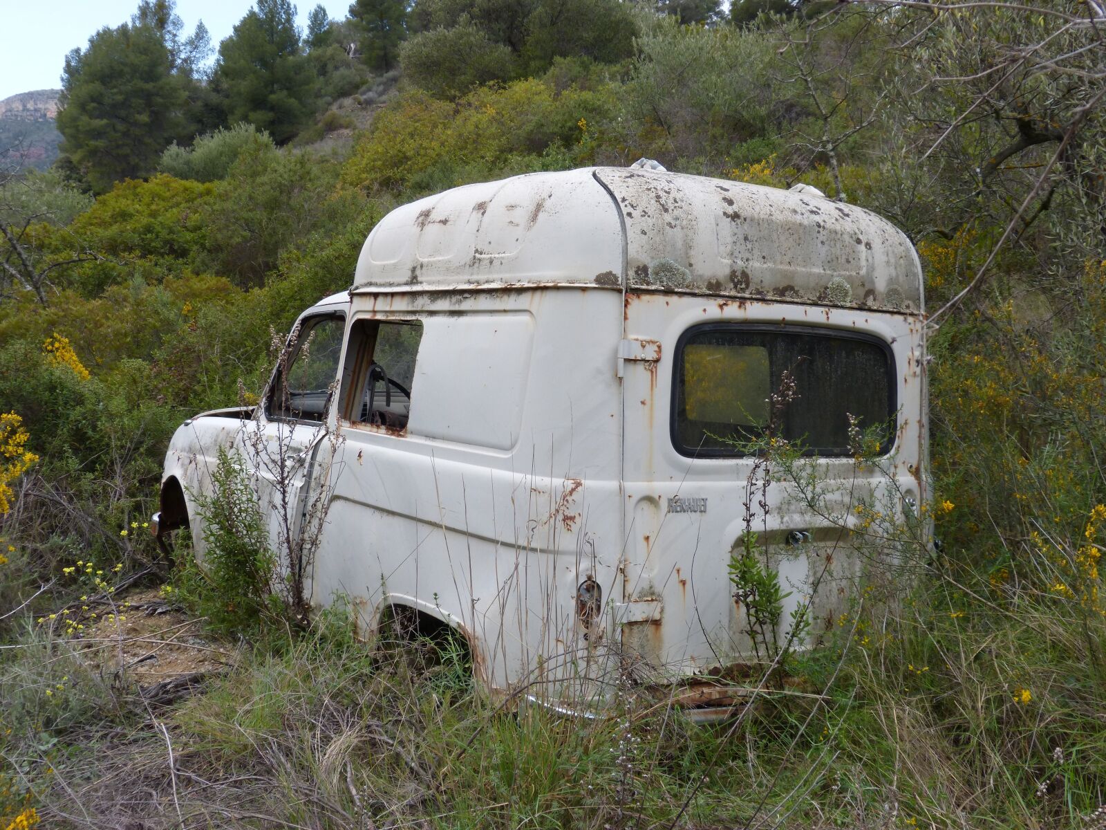 Panasonic DMC-FZ62 sample photo. Car, abandoned, old photography
