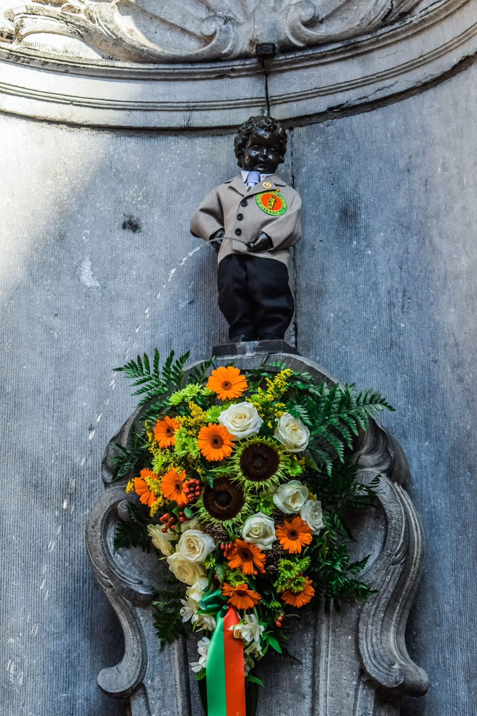 Nikon D3300 sample photo. Manneken pis, sculpture, landmark photography