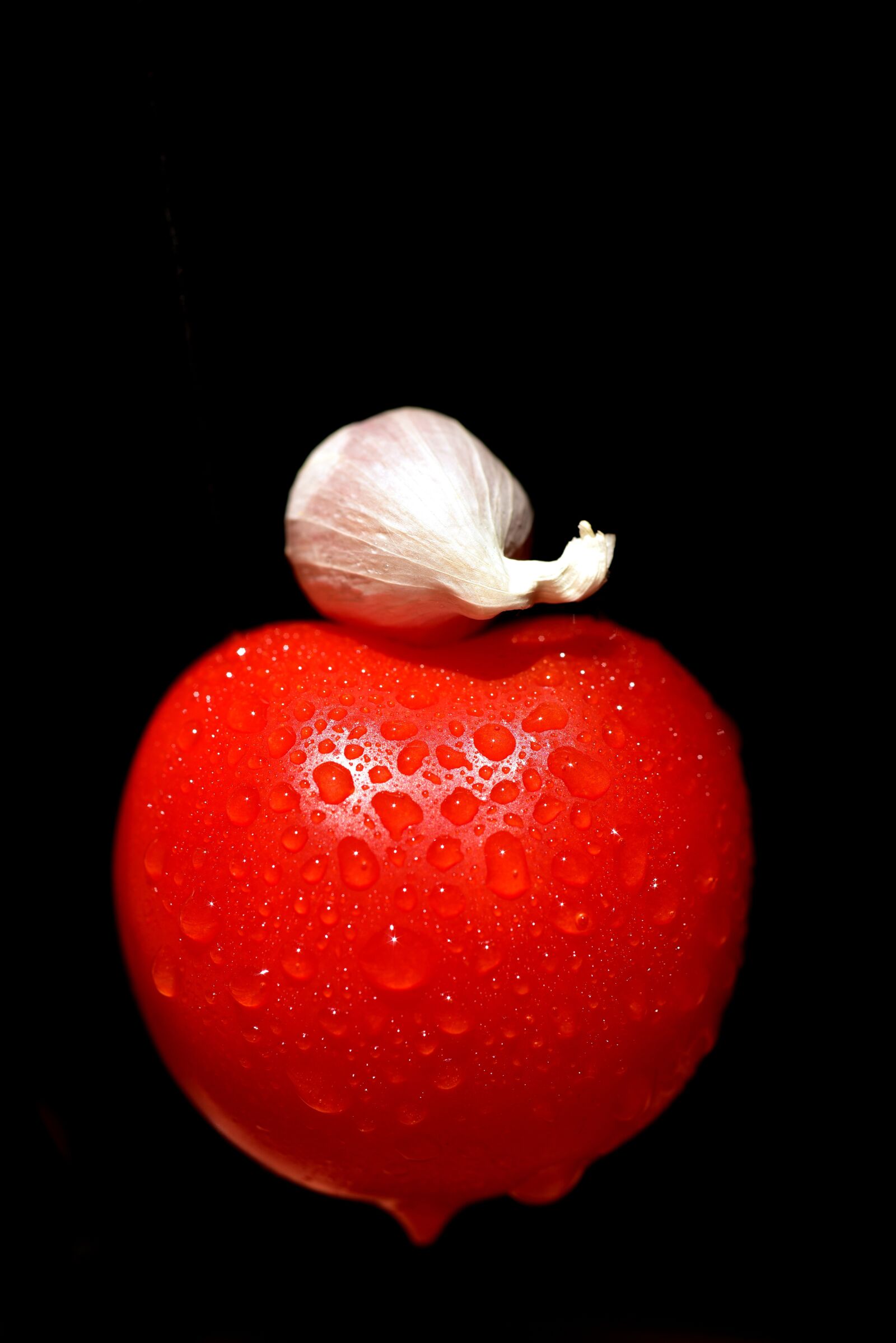 Nikon D750 sample photo. Tomato, garlic, clove of photography