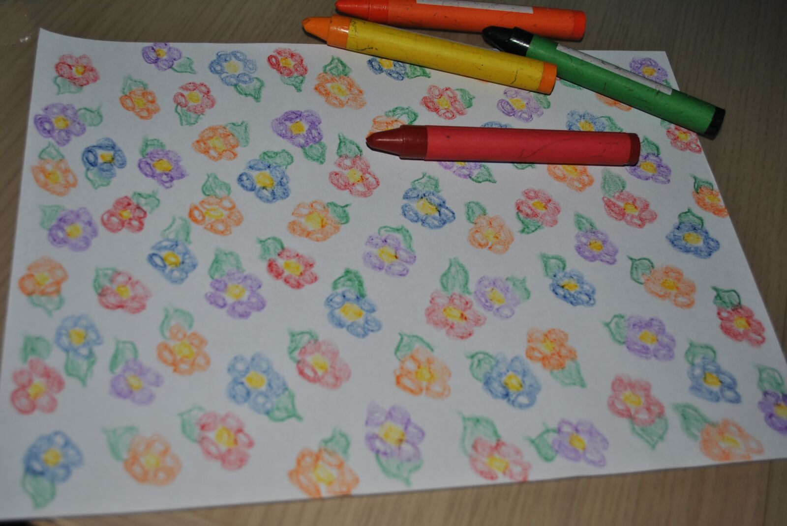 Nikon D3000 sample photo. Crayons, drawing, colorful photography