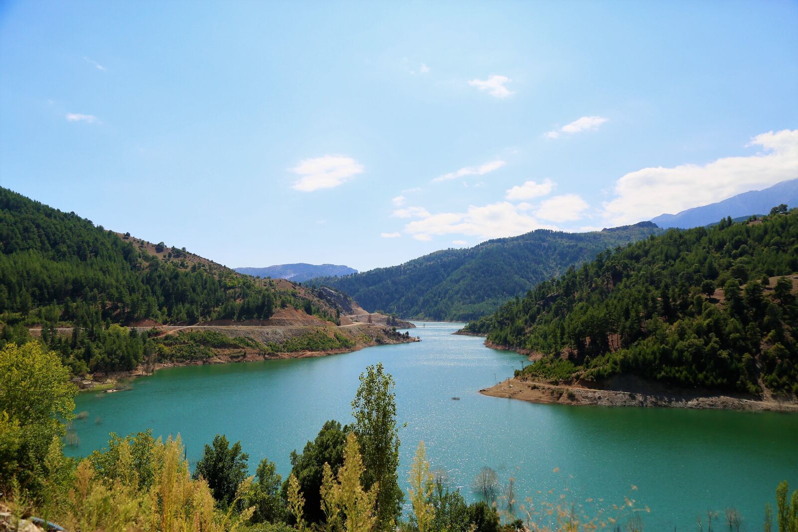 Canon EF 24-105mm F4L IS USM sample photo. Landscape, dam, lake photography