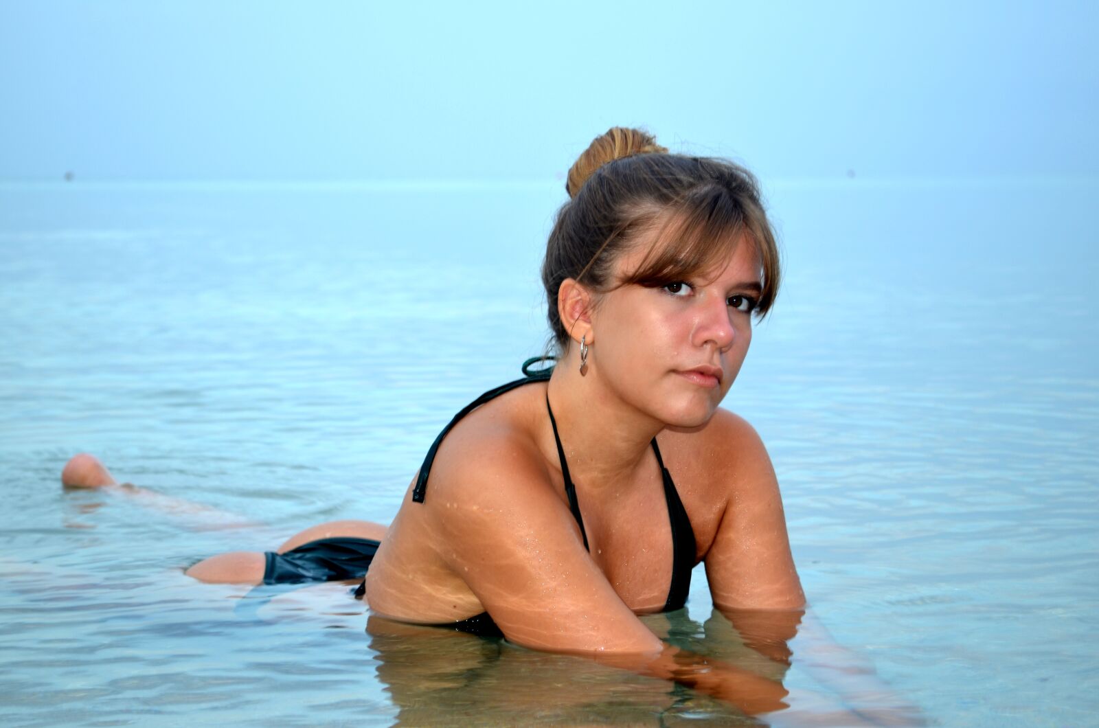 Nikon D5100 sample photo. Girl, sea, bikini photography