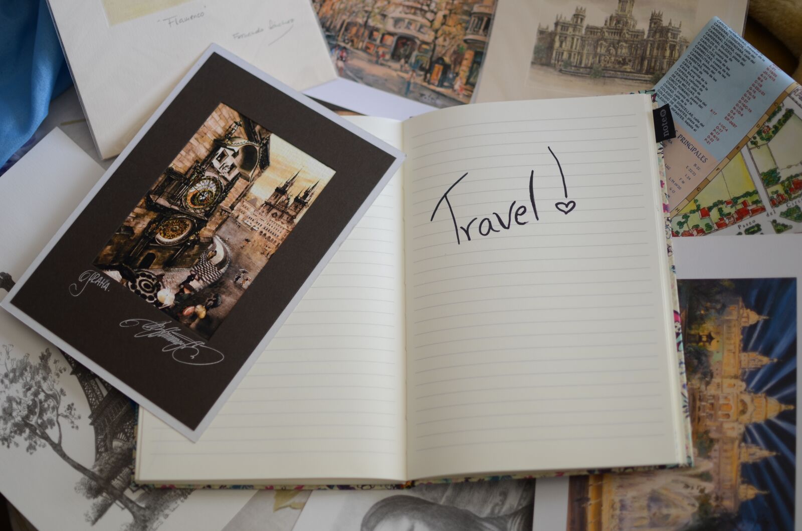 Nikon D7000 sample photo. Travel, sticky notes, agenda photography