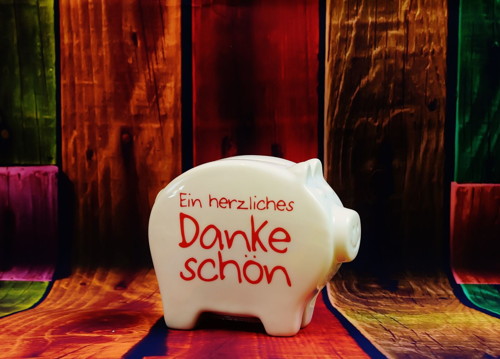 Nikon D7200 sample photo. Piglet, ceramic, thank you photography
