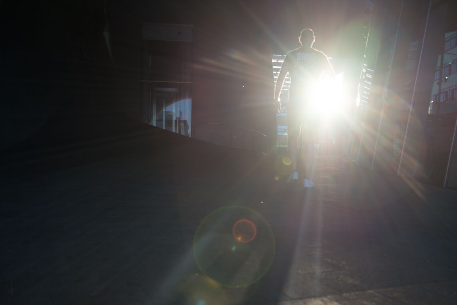 Nikon D600 sample photo. Silhouette, light, man photography