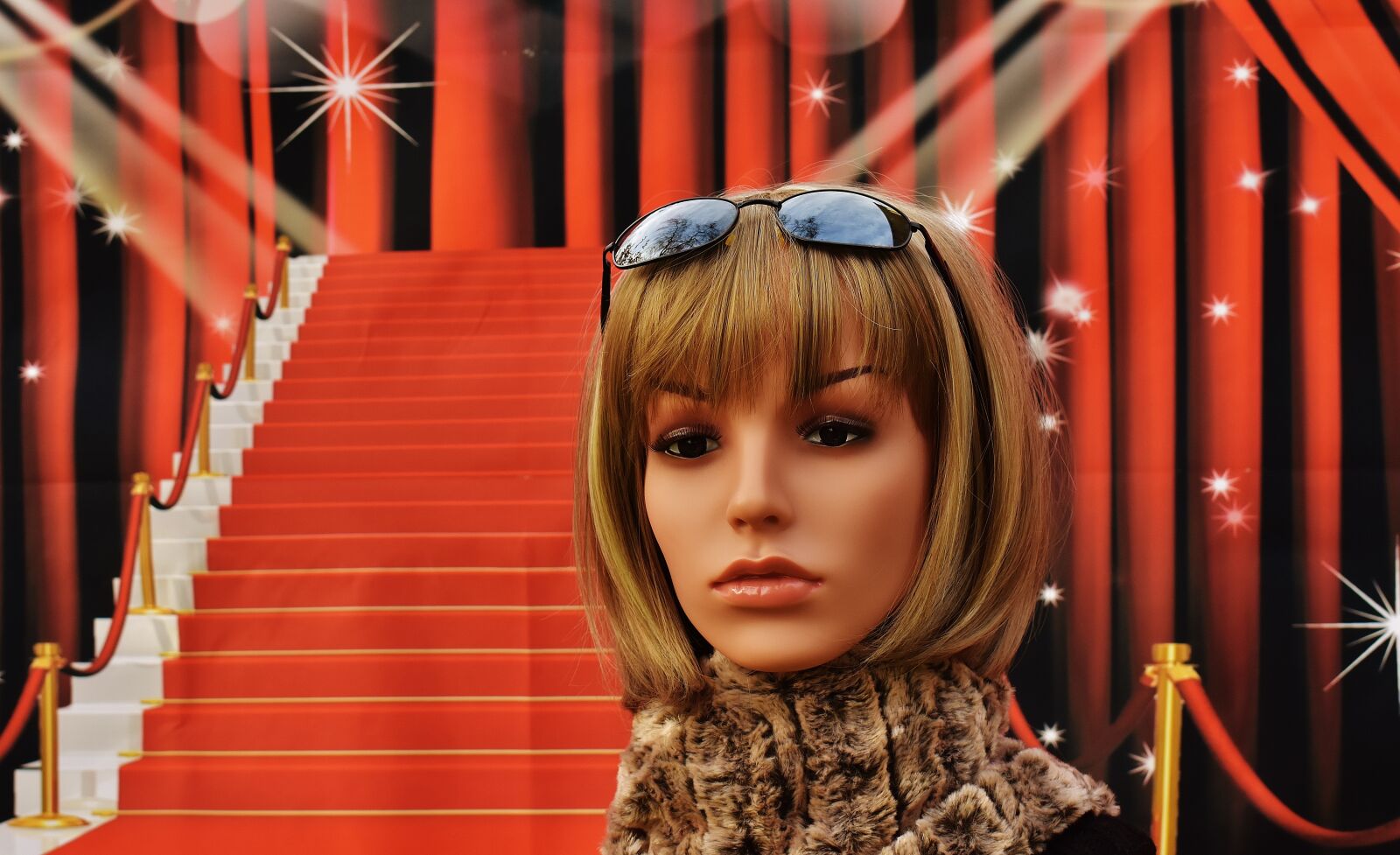 Nikon D7200 sample photo. Red carpet, stairs, glamour photography