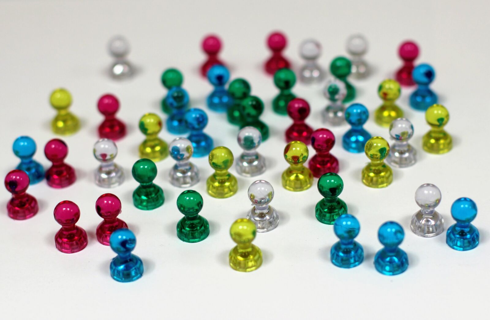 Canon EOS 60D + Canon EF 50mm F1.4 USM sample photo. Magnets, white, transparent photography