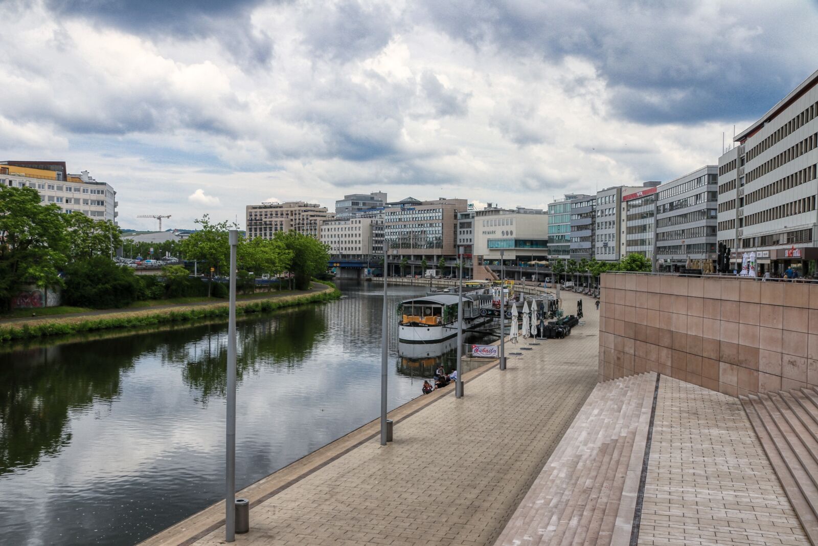 Canon EOS 80D sample photo. Saar, saarbrücken, promenade photography