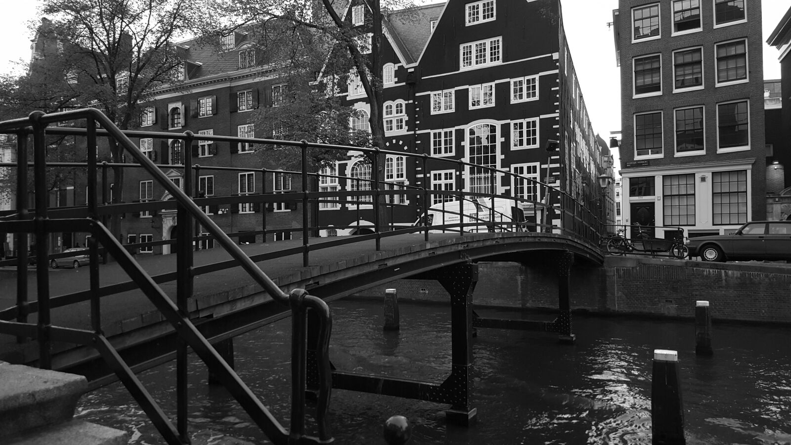Samsung Galaxy S6 sample photo. Amsterdam, black, and, white photography