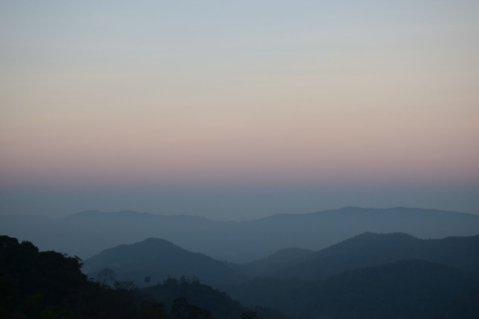 Nikon D5300 sample photo. Mountains, fog, sky photography