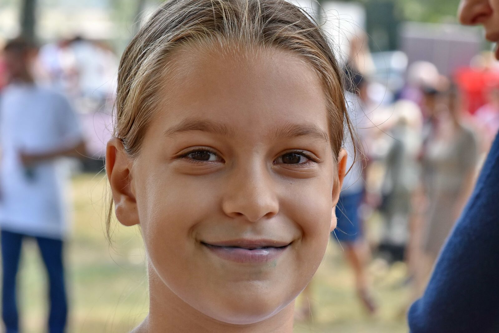 Nikon D5500 sample photo. Adorable, blonde hair, eyes photography