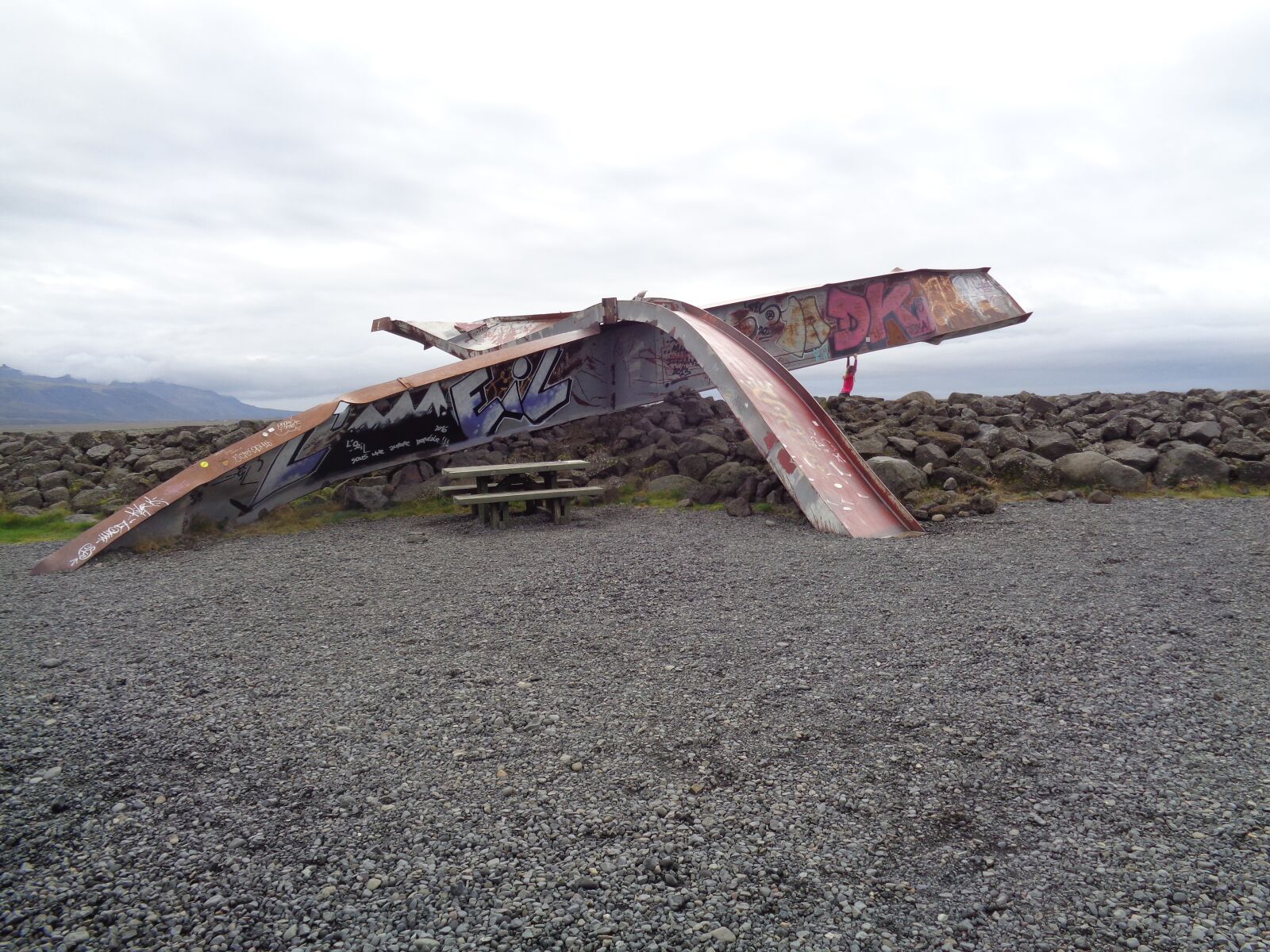 Sony Cyber-shot DSC-W830 sample photo. Iron bridge, iceland, volcano photography