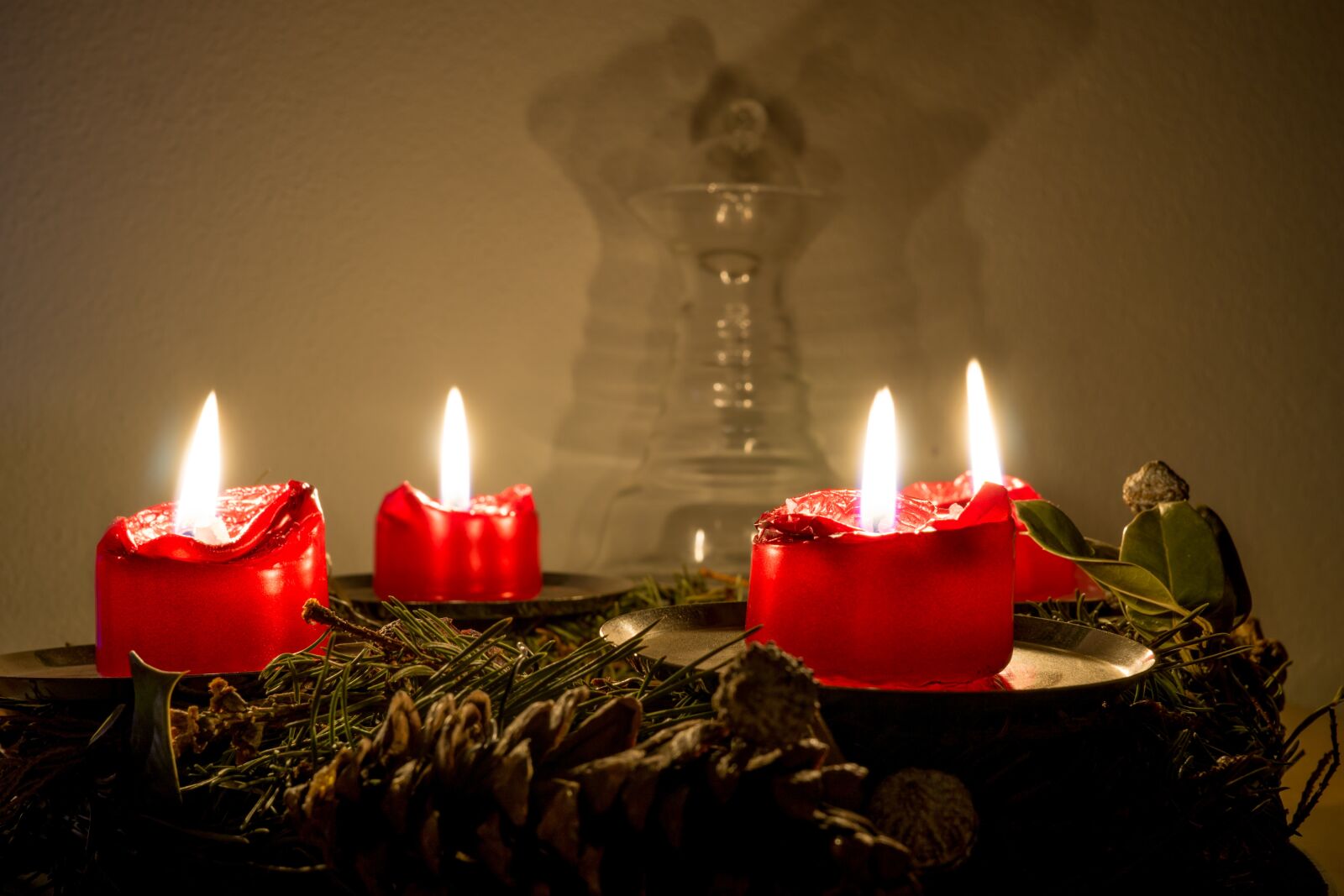 Sony a6000 + Sigma 30mm F2.8 EX DN sample photo. Candle, candlelight, christmas photography