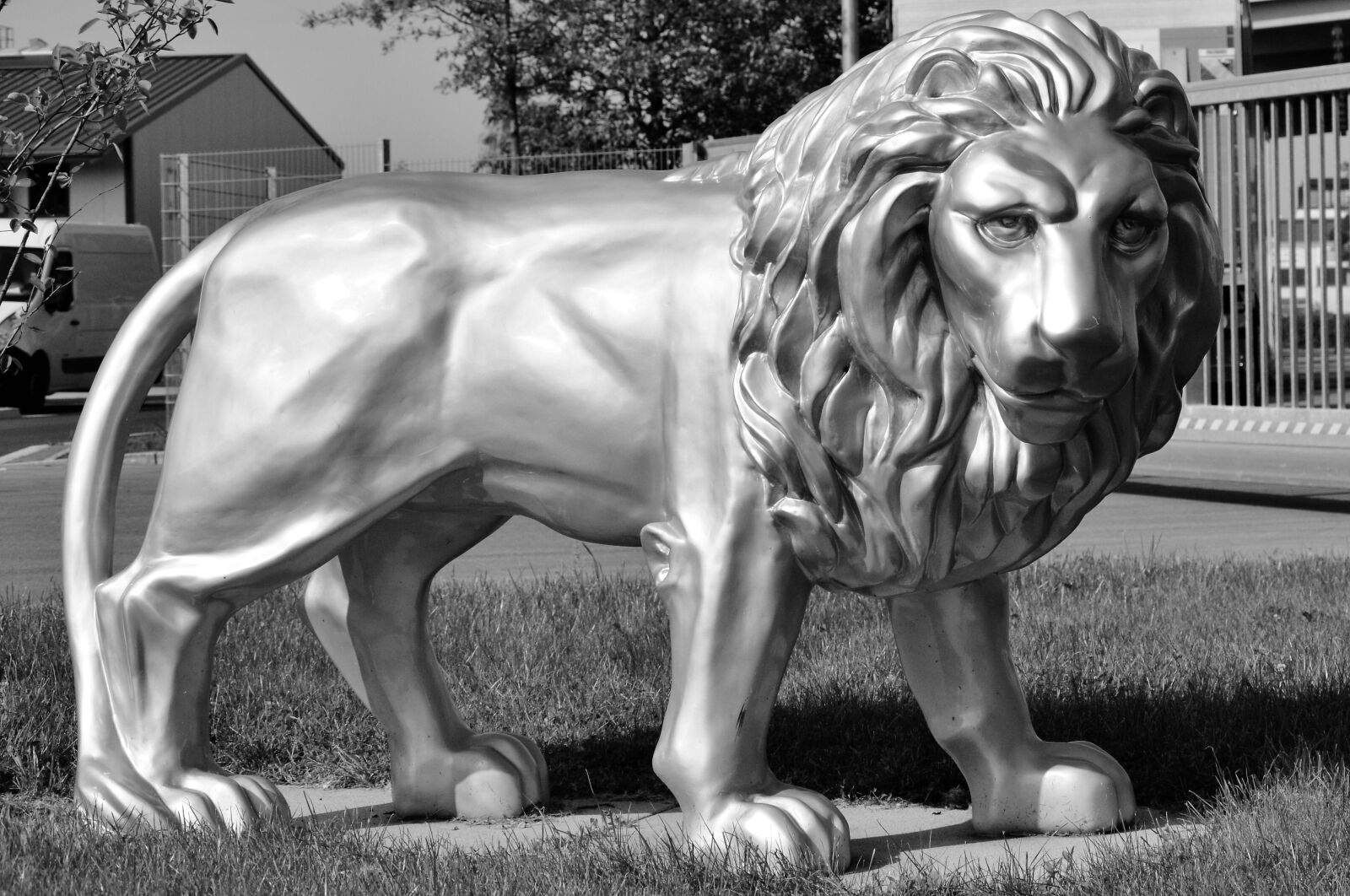 Nikon D3200 sample photo. Lion, sculpture, figure photography