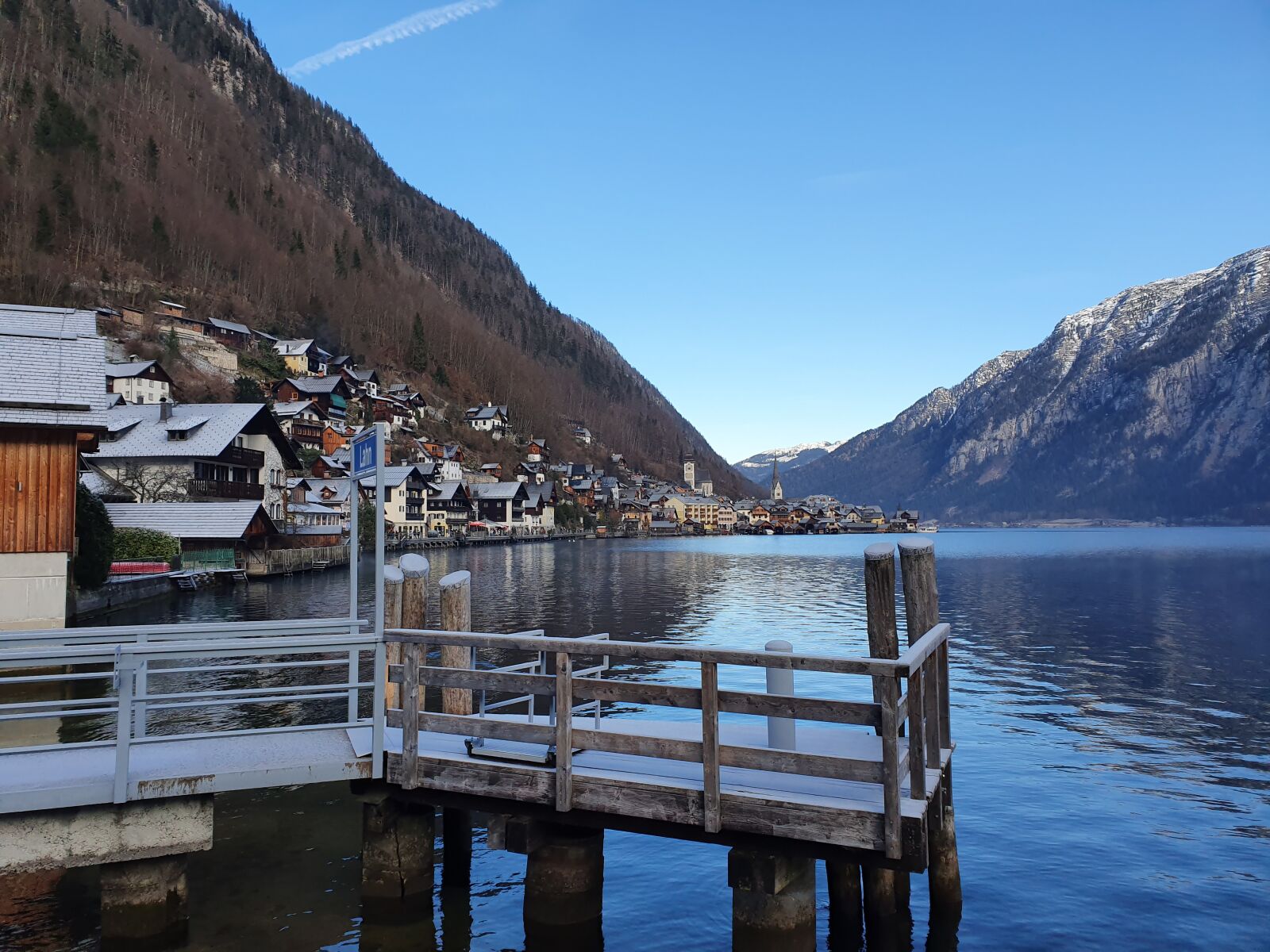 Samsung SM-G973F sample photo. Hallstatt, lake, mount photography