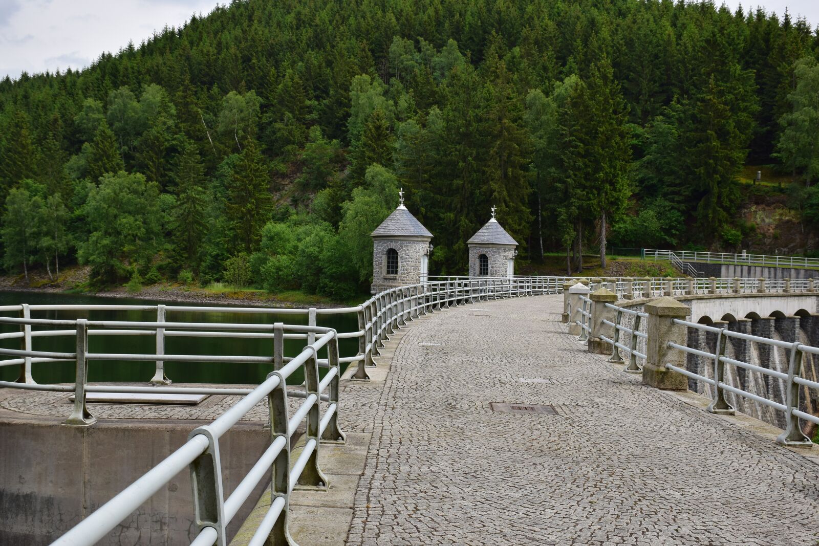 Nikon D5300 sample photo. Dam, barrier wall, neustadt photography