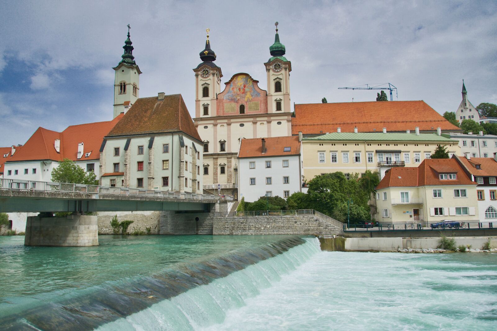 Sony a6500 sample photo. Steyr, austria, village photography