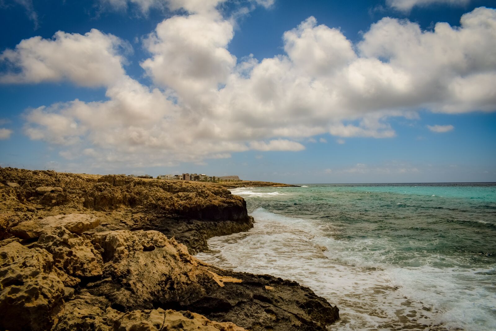 Nikon D3300 sample photo. Rocky coast, sea, sky photography