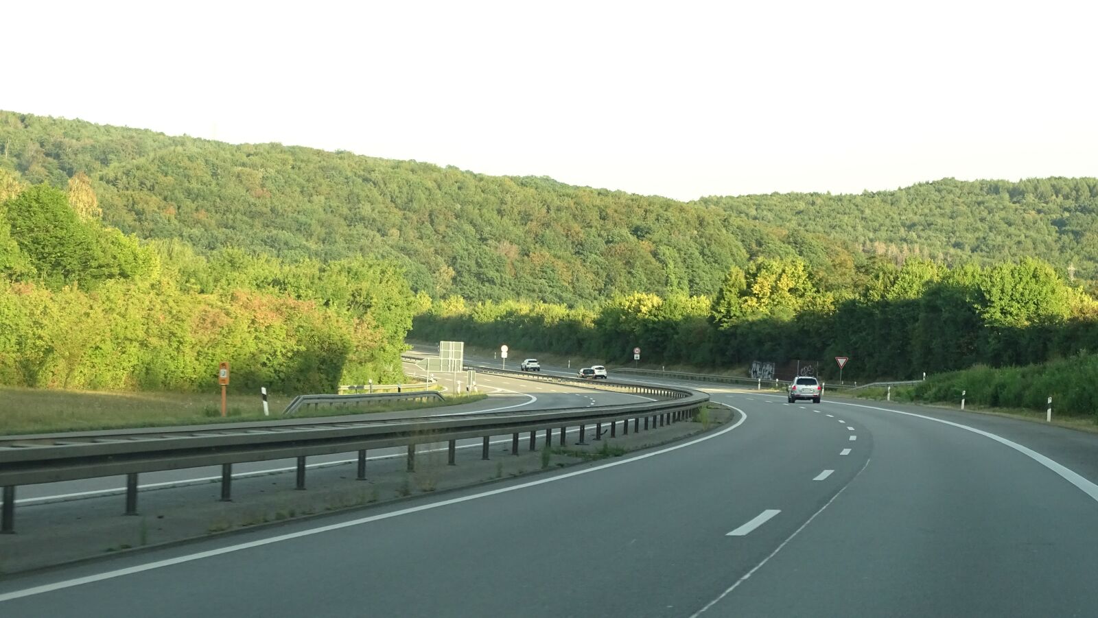 Sony Cyber-shot DSC-HX350 sample photo. Highway, saarland, forest photography