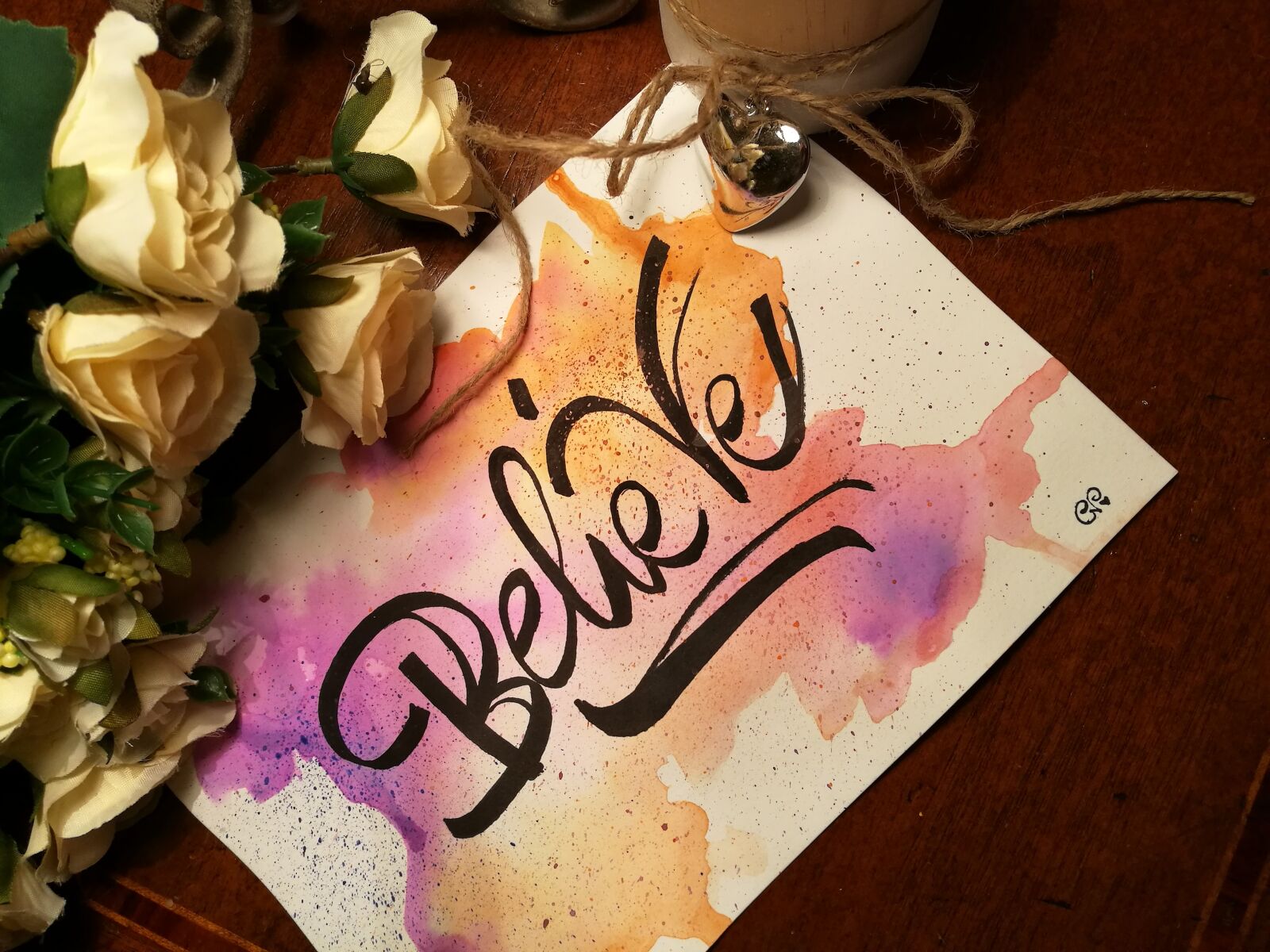 HUAWEI P9 sample photo. Written, believe, design photography
