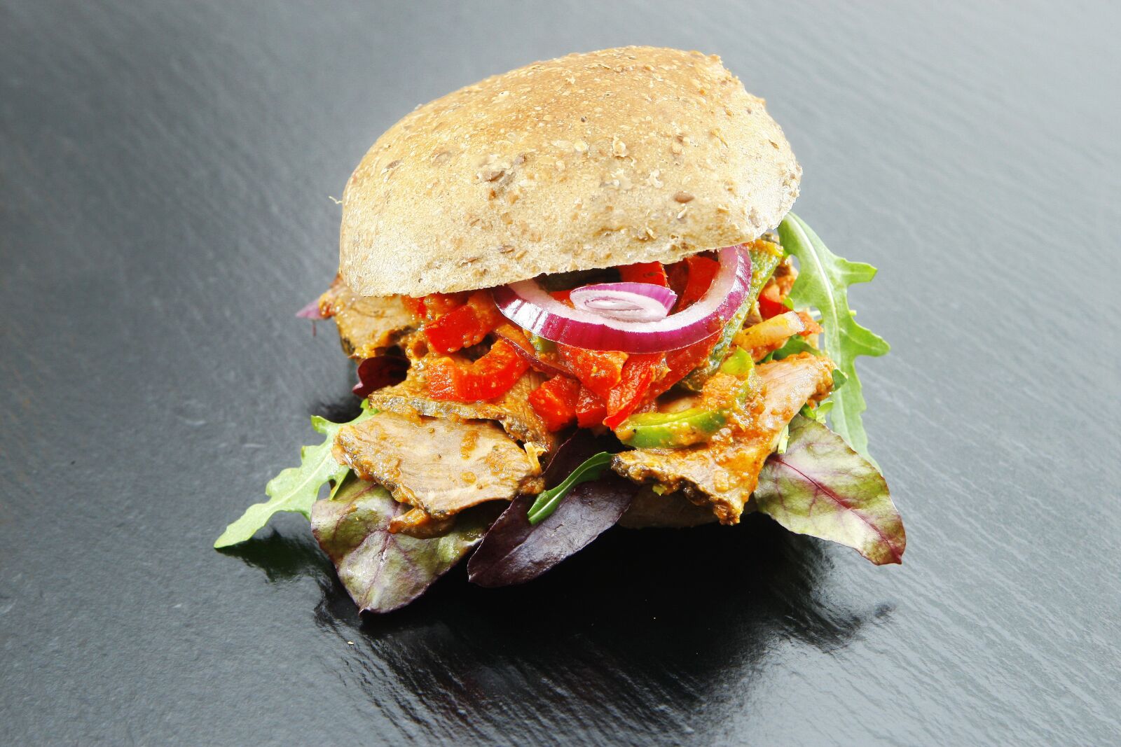 Canon EOS-1D Mark III sample photo. Sandwich, sausage, salami photography