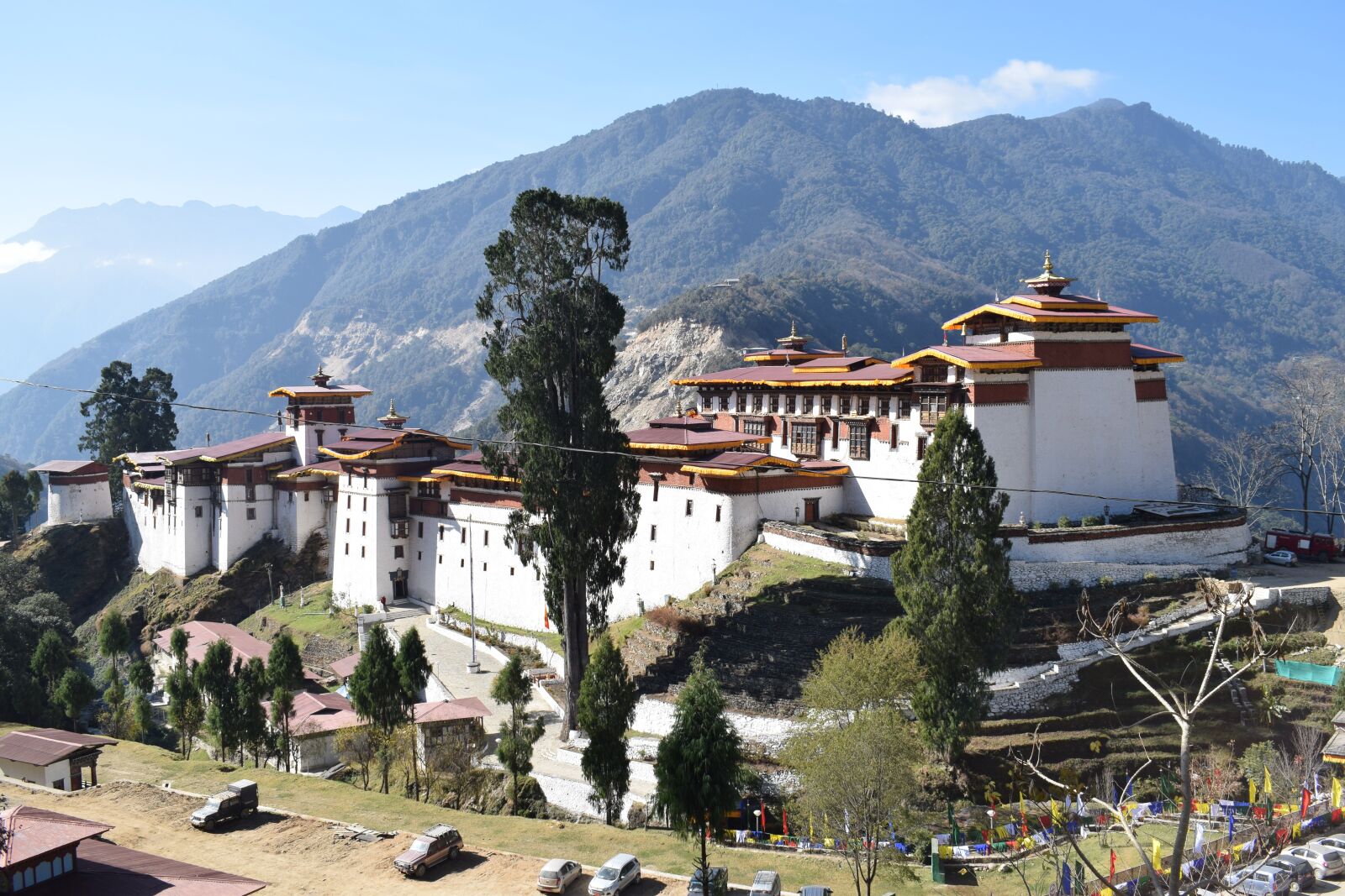 Nikon D5300 sample photo. Trongsa, bhutan, fort photography