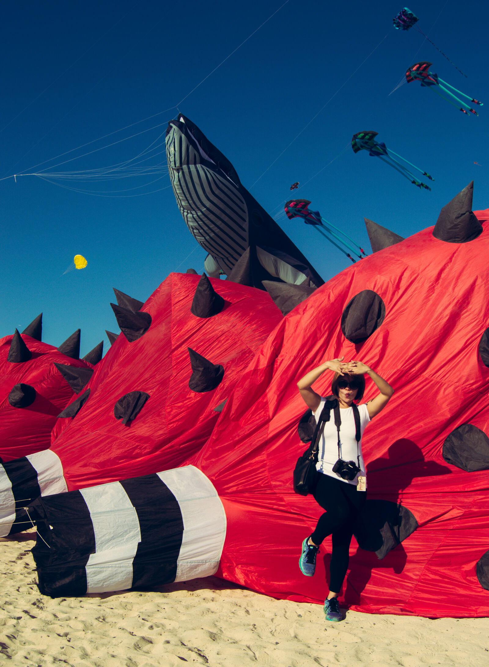 Nikon D3200 sample photo. Girl, hot, air, balloon photography