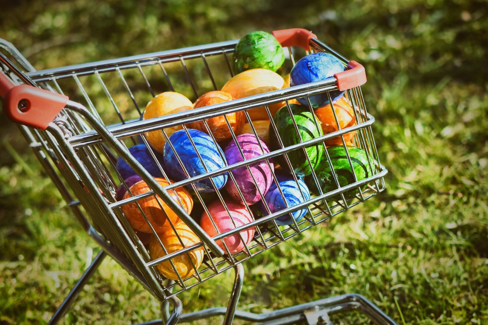 Nikon D7200 sample photo. Easter, purchasing, shopping cart photography