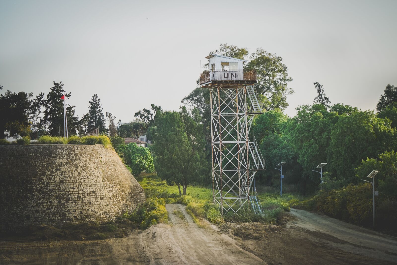 Sony a7S sample photo. Watchtower, army, un photography