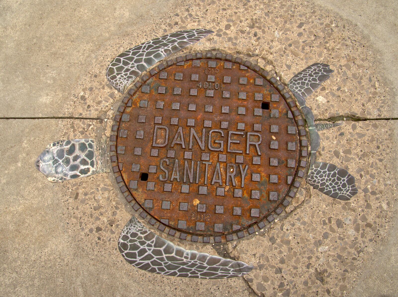 Pentax KP sample photo. Manhole, cover, wastewater photography