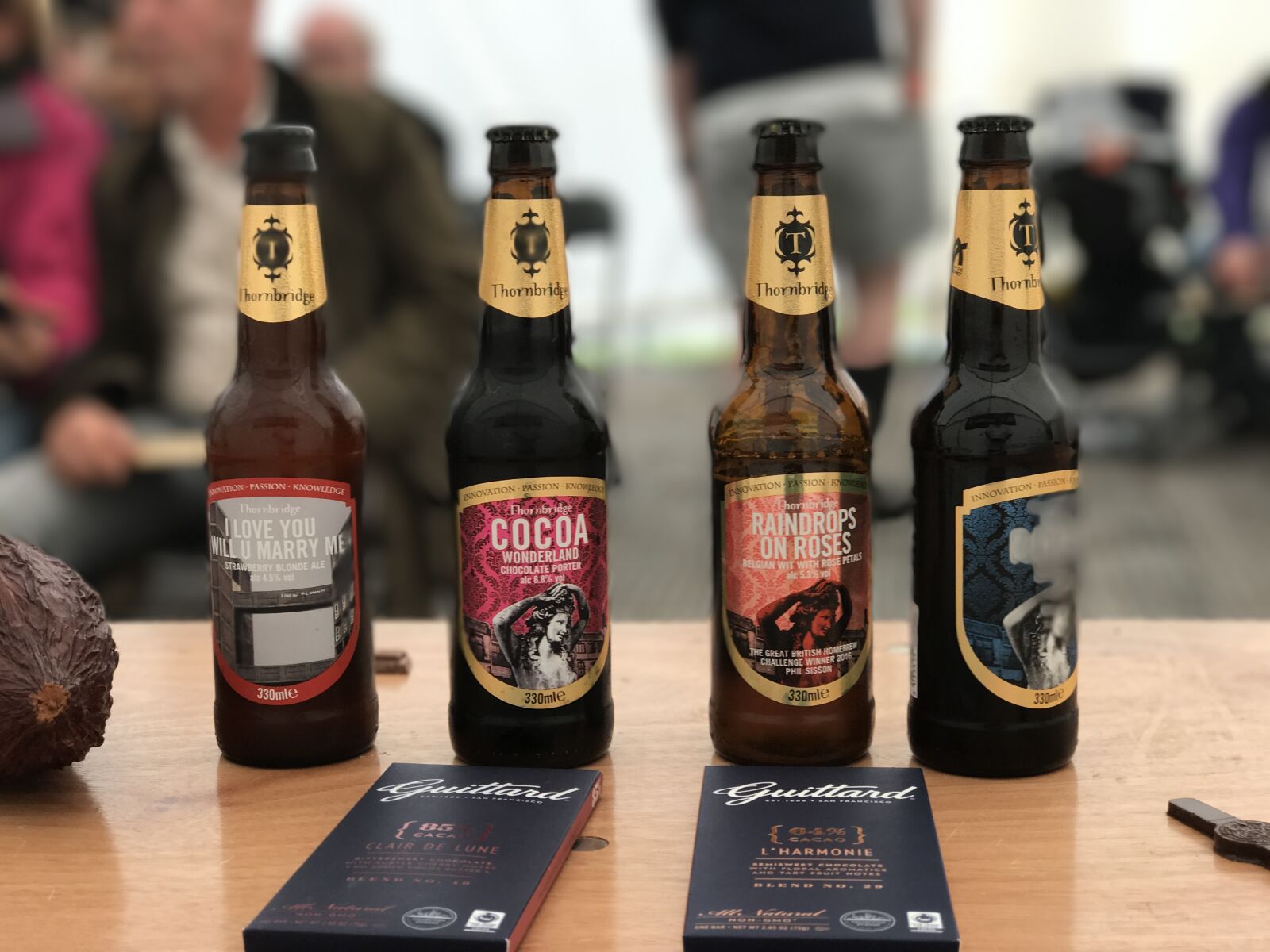 iPhone 7 Plus back dual camera 6.6mm f/2.8 sample photo. Craft beer, beer, chocolate photography