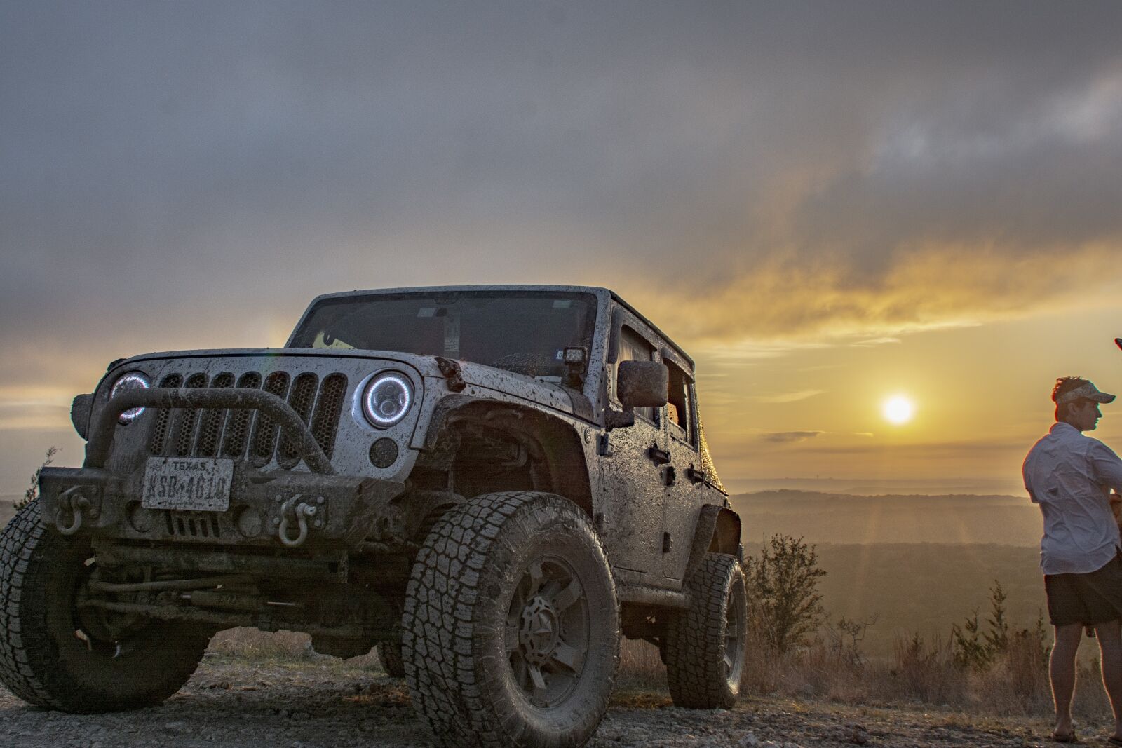 Nikon D7100 sample photo. Sunset, off-road, jeep photography
