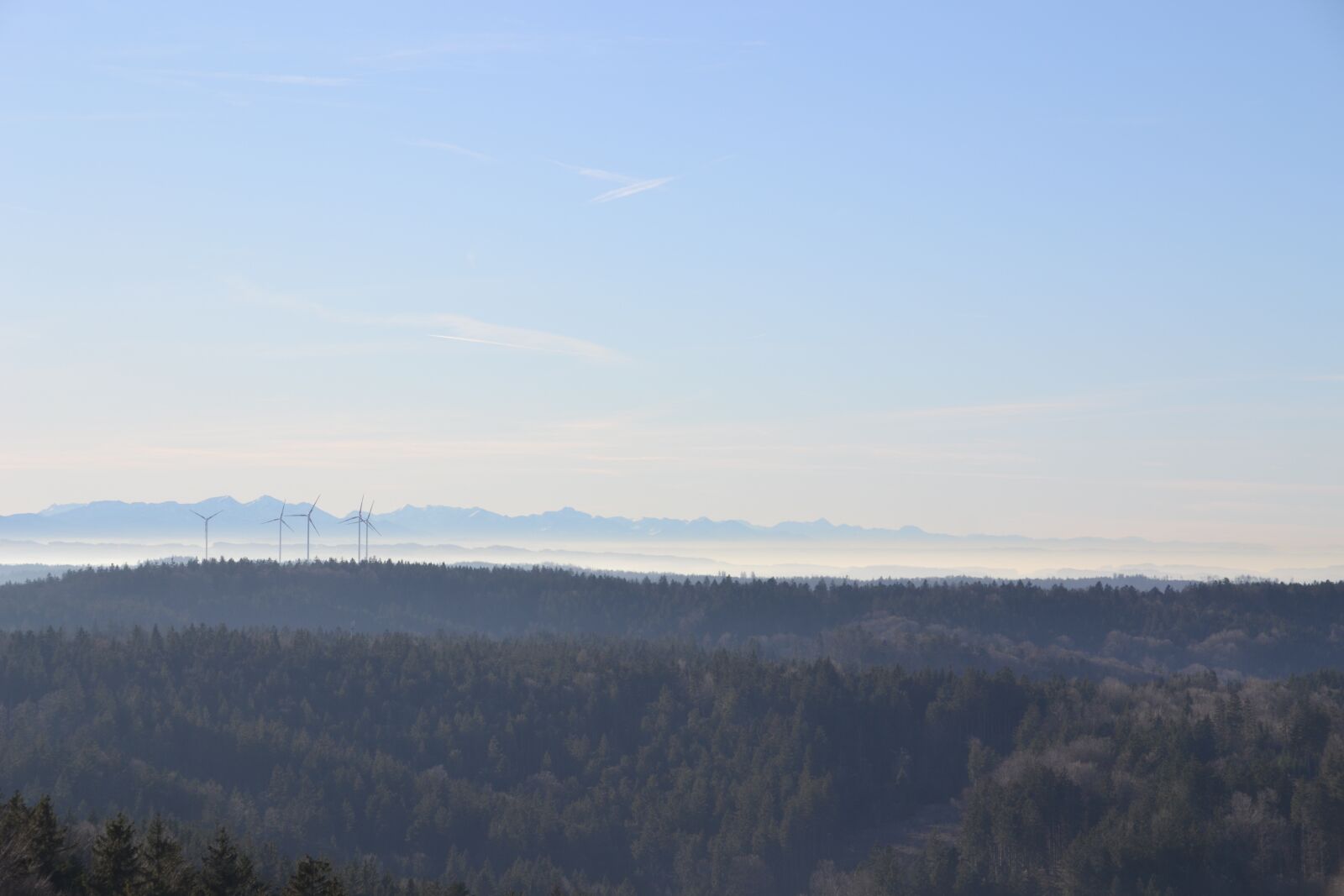 Nikon D3100 sample photo. Pinwheel, wind energy, wind photography