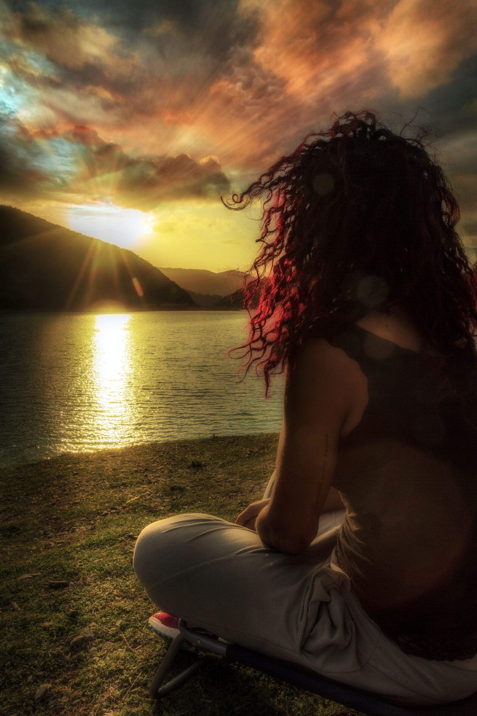 Canon EOS 5D Mark III sample photo. Sunset, lake, sky photography