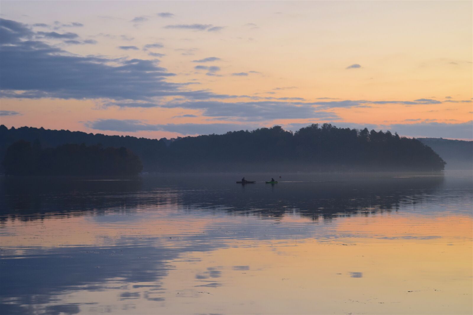 Nikon D3300 sample photo. Sunset, lake, clouds photography