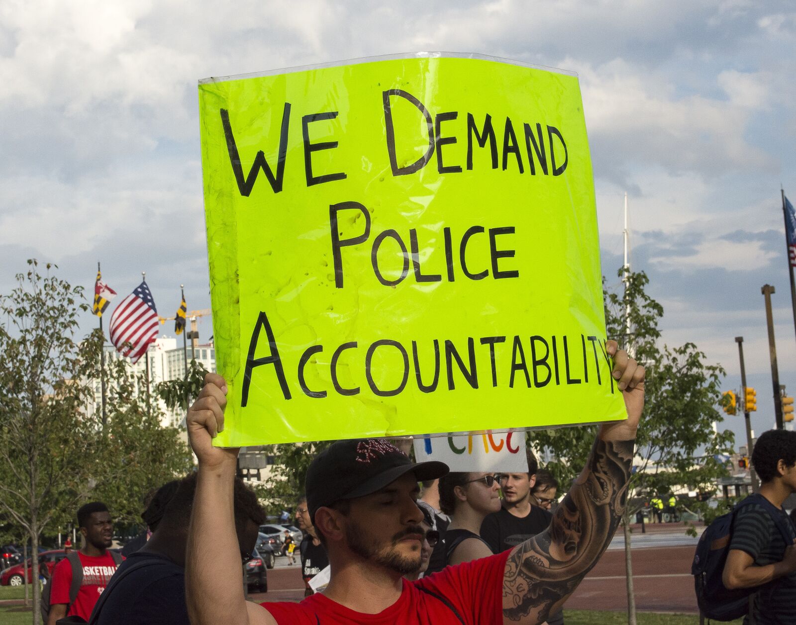 Nikon D7200 sample photo. Police, protest, blm photography