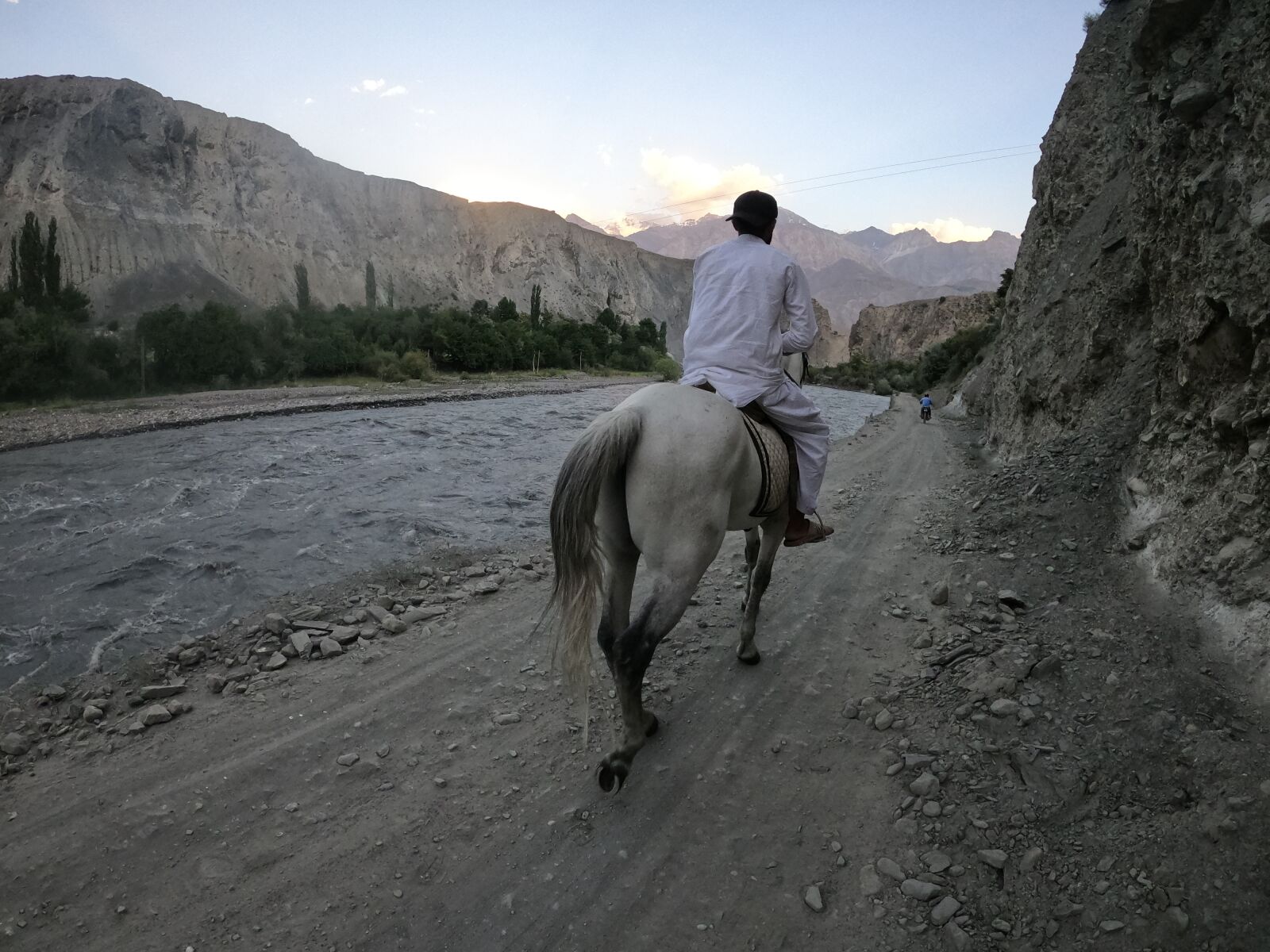 GoPro Hero8 Black sample photo. Horse, rider, alone photography