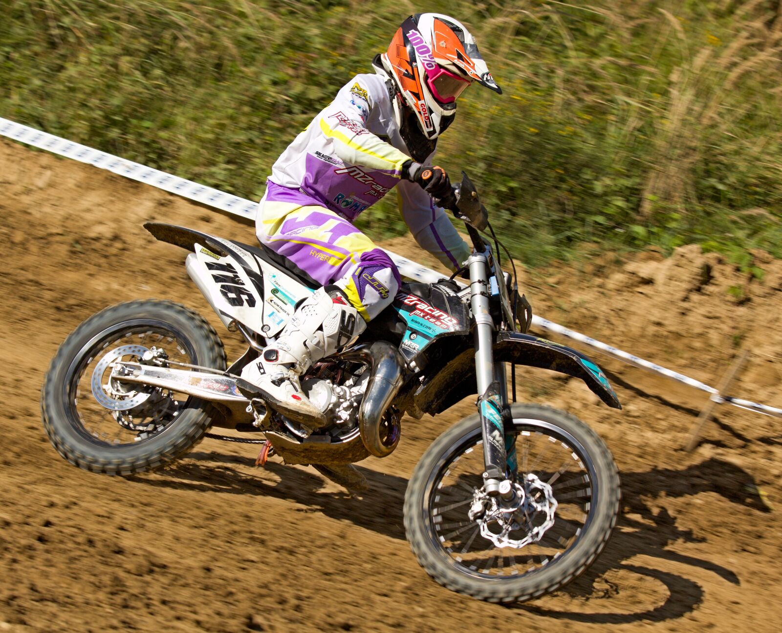 Canon EOS 60D + Canon EF 70-200mm F4L IS USM sample photo. Moto, racing, motocross, motorbike photography