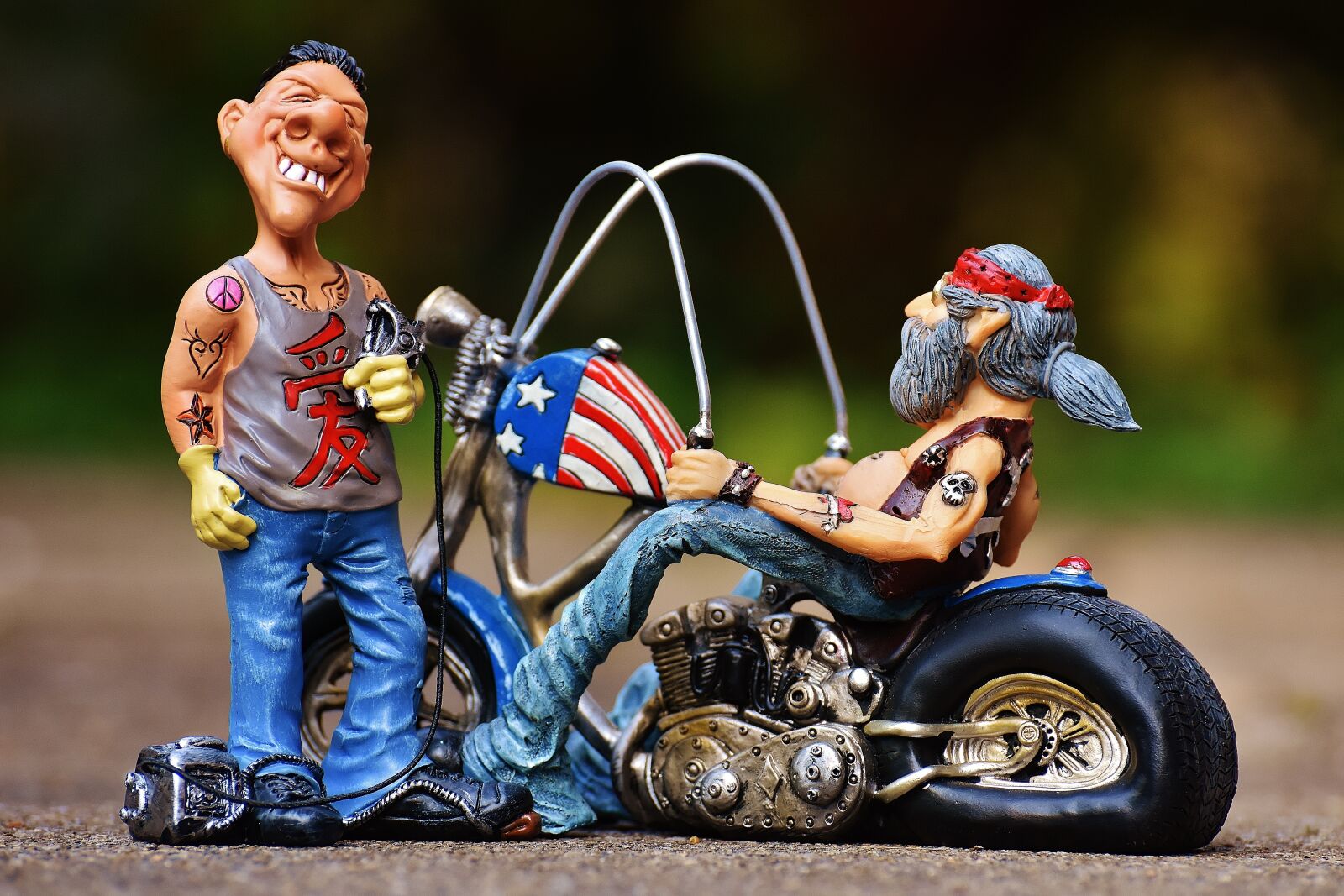 Nikon D7200 sample photo. Tattoo artist, figures, biker photography