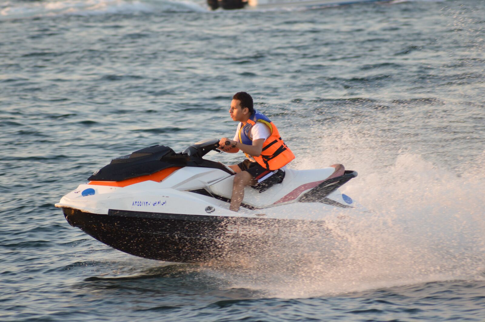 Nikon D3200 sample photo. Jet ski, jeddah, beach photography
